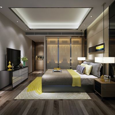 现代卧室