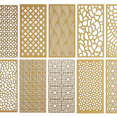 现代隔断屏风组合