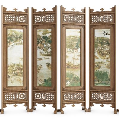 清明上河图屏风