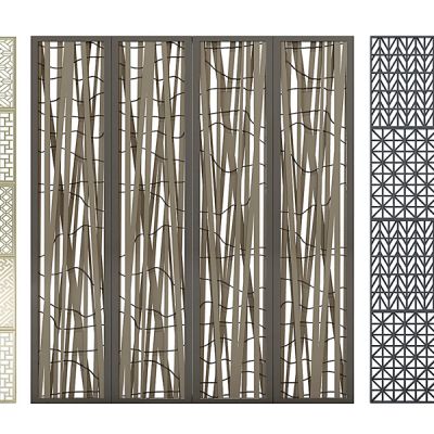 中式屏风花格
