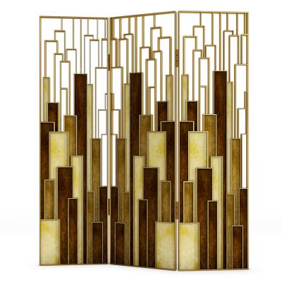 现代休闲沙发屏风组合