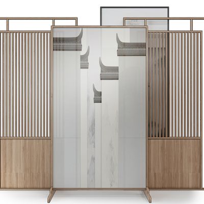 新中式屏风组合