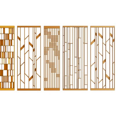 现代隔断屏风花格