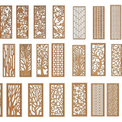 现代花格屏风隔断通花