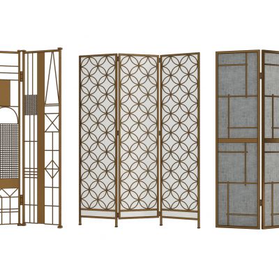 新中式屏风隔断