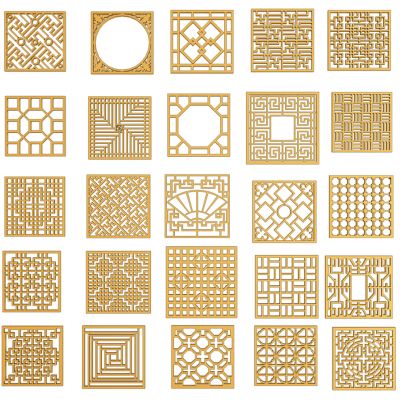 中式雕花 中式花格