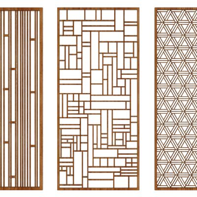 现代隔断屏风花格