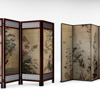 中式屏风