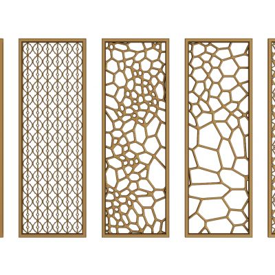 现代金属隔断花格