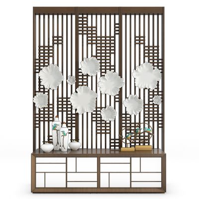 现代新古典中式法式备餐柜电视柜