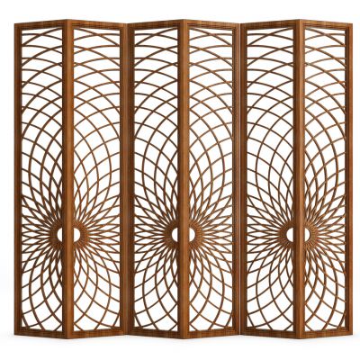 现代中式屏风东南亚花格