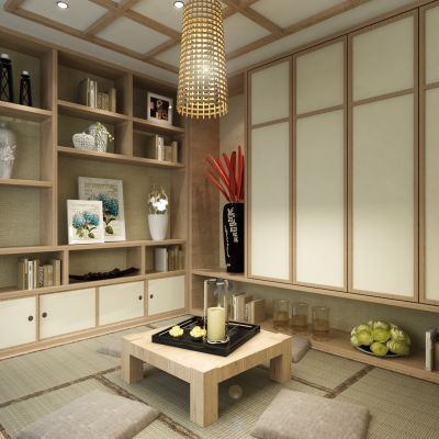 日式榻榻米卧室