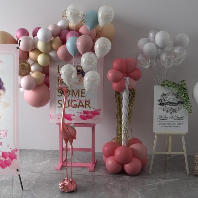 气球，婚庆展架，婚纱，婚礼