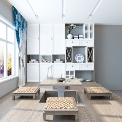 日式榻榻米卧室