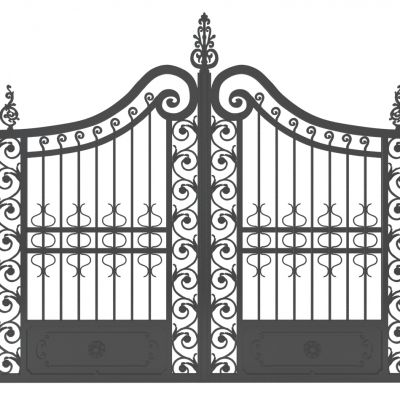 欧式铁艺金属大门