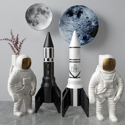 摆件，宇航员，火箭，相框