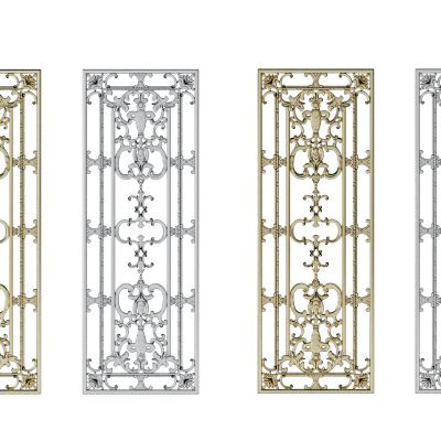 欧式铁艺雕花门