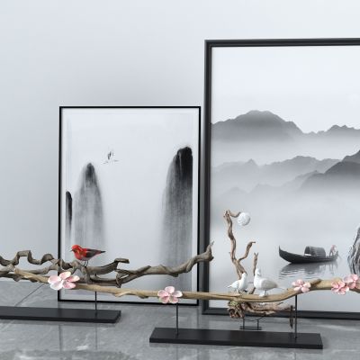 摆件，相框，鸟，树枝