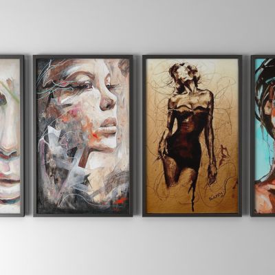 装饰画，挂画，人物画