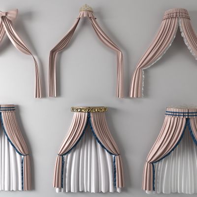 窗帘，床头帷幔