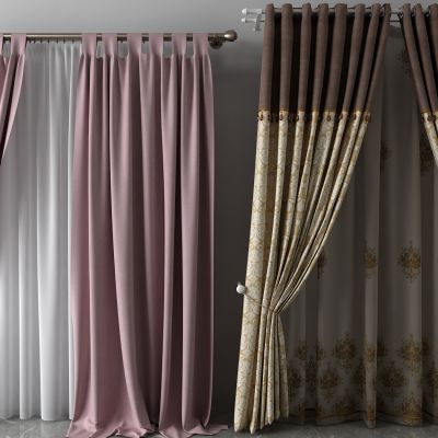 窗帘，纱帘，双层帘