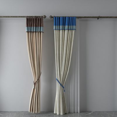 窗帘，纱帘，双层帘