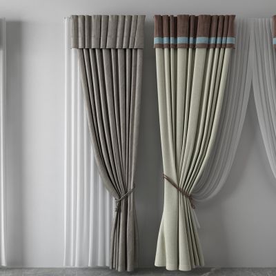 窗帘，纱帘，双层帘