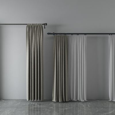 窗帘，纱帘，双层帘