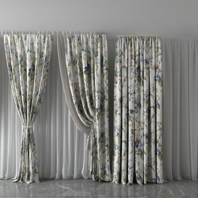 窗帘，纱帘，双层帘