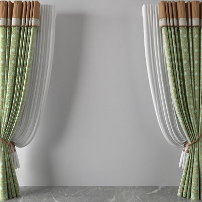 窗帘，纱帘，双层帘