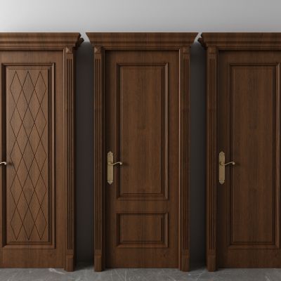 实木门，平开门