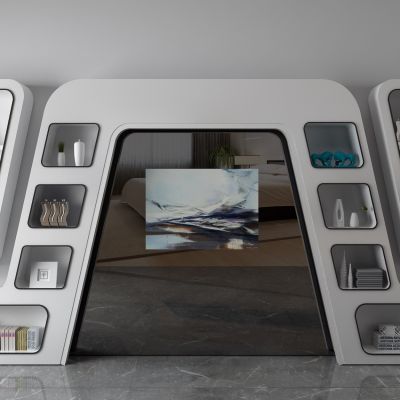 电视墙，背景墙，书柜