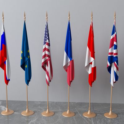 国旗，旗杆，党建，旗帜