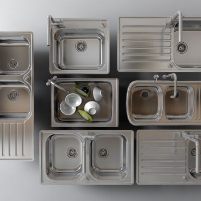 水龙头，洗菜盆，水槽