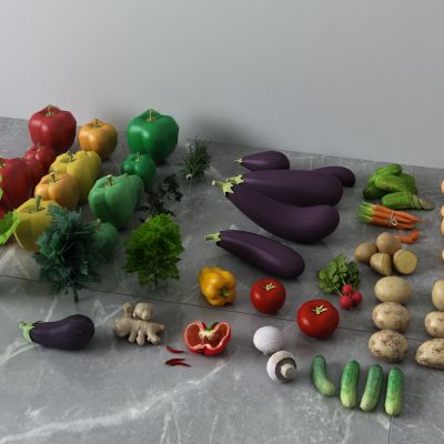蔬菜，辣椒，茄子，黄瓜，土豆，萝卜