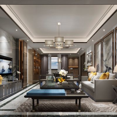 现代风格客厅