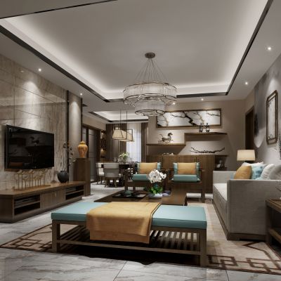 现代风格客厅