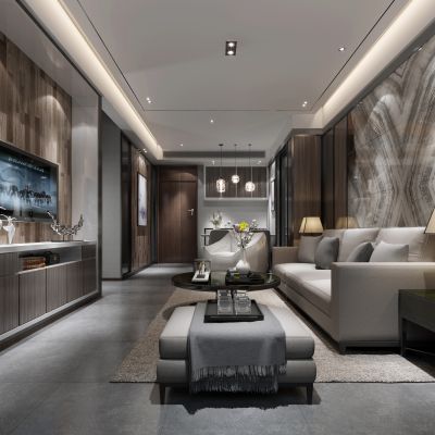 现代风格客厅