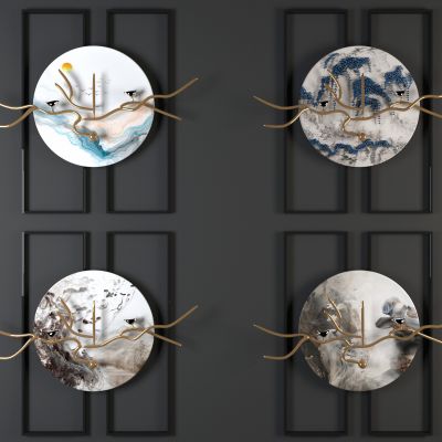 中式背景墙饰挂件