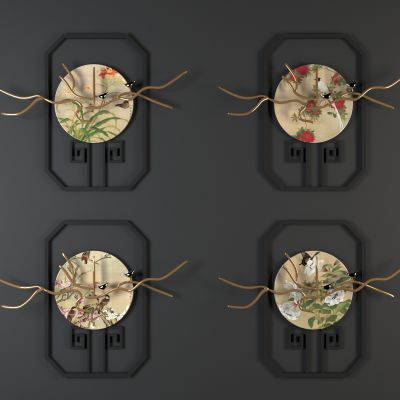 中式背景墙饰挂件