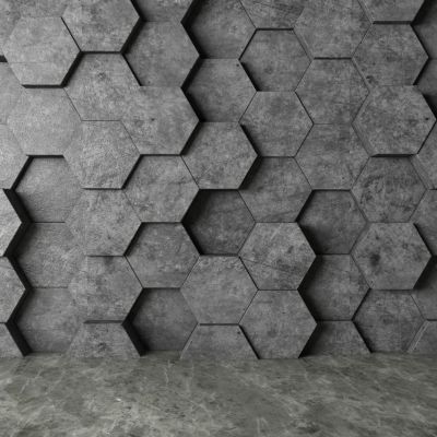 凹凸石头背景墙