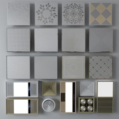 铝扣板，浴霸，集成灯