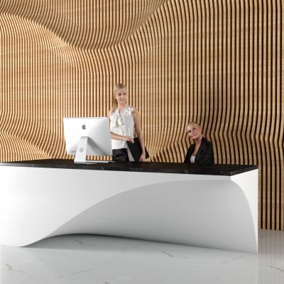 公司办公前台桌