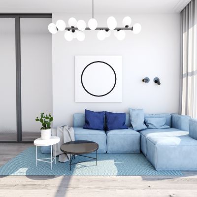 现代沙发茶几组合