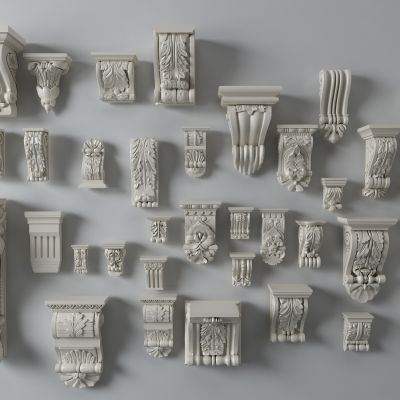 柱子，柱头，构件