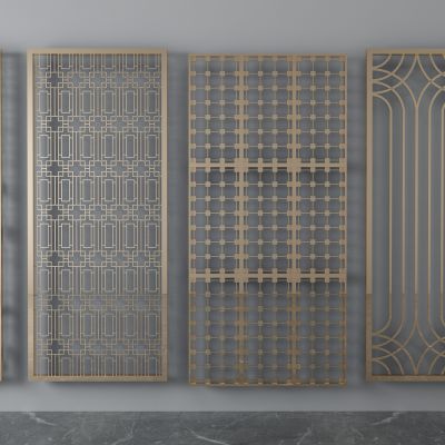 屏风，隔断，格栅