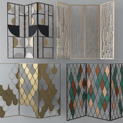 屏风，隔断，格栅