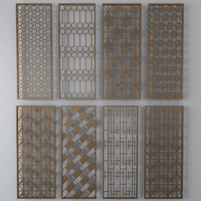 屏风，隔断，格栅