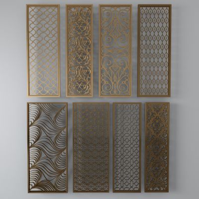 屏风，隔断，格栅