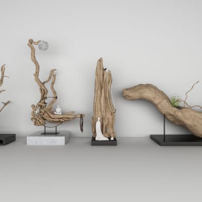 新中式木雕树根根雕